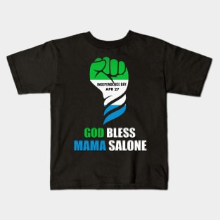 Sierra Leone Flag,Sierra Leonean Kids T-Shirt